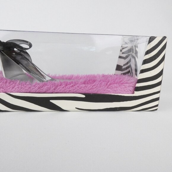 High Heel Cake Server Zebra Black White Magnetic Heel Wild Eye Designs NEW - Picture 12 of 15